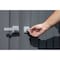 Arrow Storage Products 310 cu ft PermaPlate Steel Peaked Roof Storage Shed, Anthracite EG86AN - alternate 4